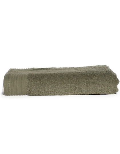 Classic Bath Towel zum Besticken und Bedrucken in der Farbe Olive Green mit Ihren Logo, Schriftzug oder Motiv.