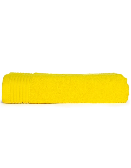 Classic Bath Towel zum Besticken und Bedrucken in der Farbe Yellow mit Ihren Logo, Schriftzug oder Motiv.