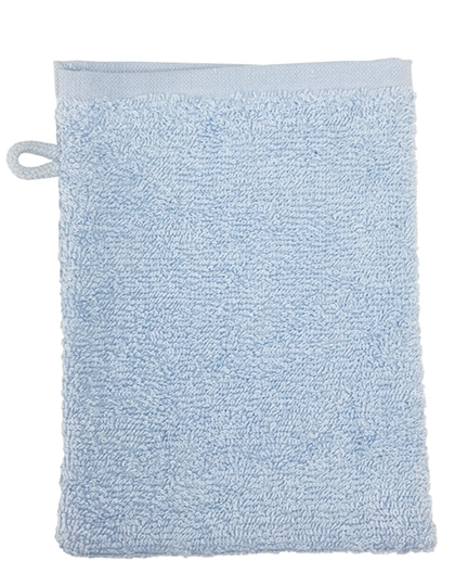 Classic Washcloth zum Besticken und Bedrucken in der Farbe Light Blue mit Ihren Logo, Schriftzug oder Motiv.