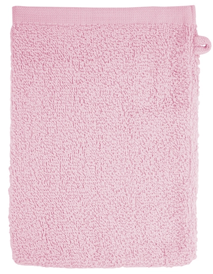 Classic Washcloth zum Besticken und Bedrucken in der Farbe Light Pink mit Ihren Logo, Schriftzug oder Motiv.