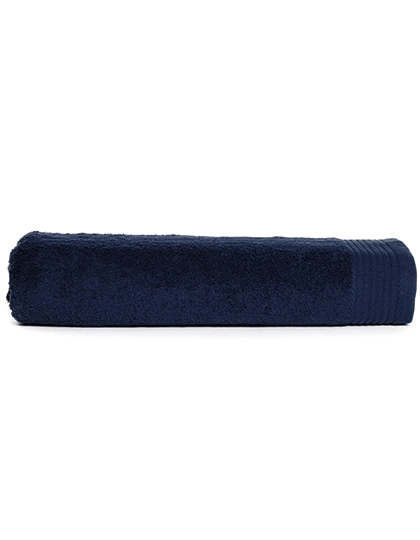 Deluxe Beach Towel zum Besticken und Bedrucken in der Farbe Navy Blue mit Ihren Logo, Schriftzug oder Motiv.