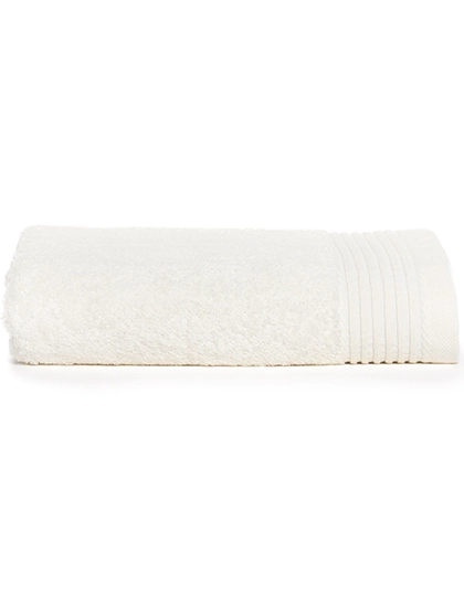Deluxe Towel 60 zum Besticken und Bedrucken in der Farbe Ivory Cream mit Ihren Logo, Schriftzug oder Motiv.