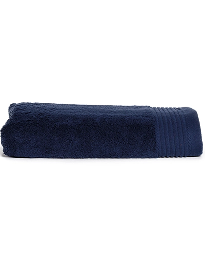 Deluxe Bath Towel zum Besticken und Bedrucken in der Farbe Navy Blue mit Ihren Logo, Schriftzug oder Motiv.