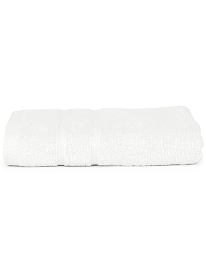 Bamboo Guest Towel zum Besticken und Bedrucken in der Farbe White mit Ihren Logo, Schriftzug oder Motiv.