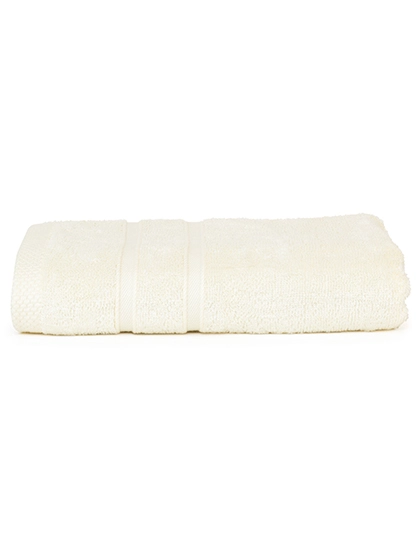 Bamboo Towel zum Besticken und Bedrucken in der Farbe Ivory Cream mit Ihren Logo, Schriftzug oder Motiv.