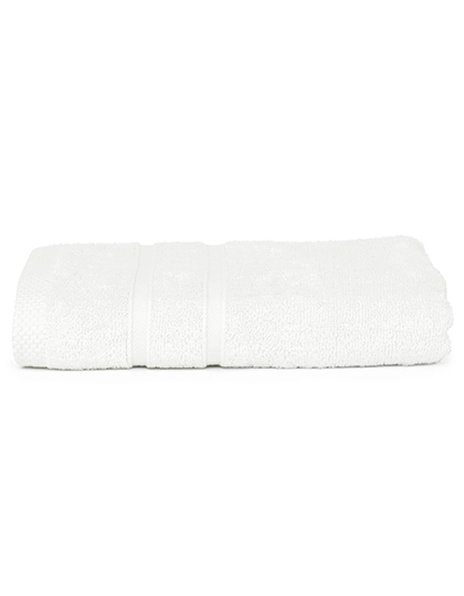 Bamboo Towel zum Besticken und Bedrucken in der Farbe White mit Ihren Logo, Schriftzug oder Motiv.