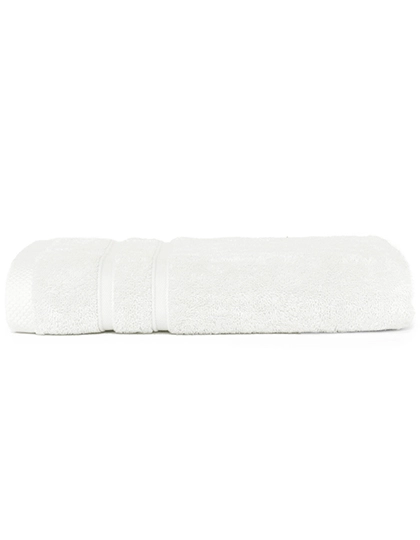 Bamboo Bath Towel zum Besticken und Bedrucken in der Farbe White mit Ihren Logo, Schriftzug oder Motiv.