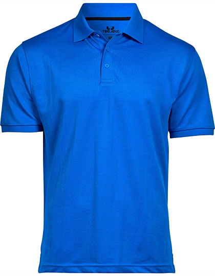 Club Polo zum Besticken und Bedrucken in der Farbe Electric Blue mit Ihren Logo, Schriftzug oder Motiv.