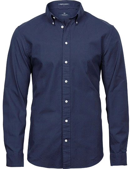 Men´s Perfect Oxford Shirt zum Besticken und Bedrucken in der Farbe Navy mit Ihren Logo, Schriftzug oder Motiv.