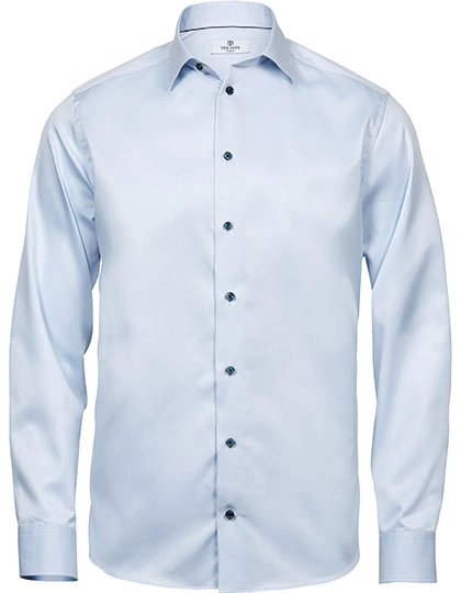 Luxury Shirt Comfort Fit zum Besticken und Bedrucken in der Farbe Light Blue mit Ihren Logo, Schriftzug oder Motiv.