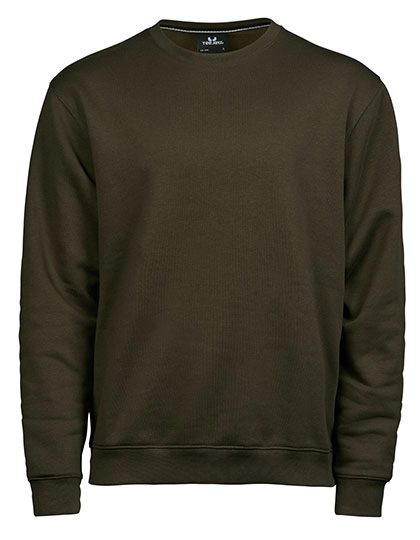 Heavy Sweatshirt zum Besticken und Bedrucken in der Farbe Dark Olive mit Ihren Logo, Schriftzug oder Motiv.