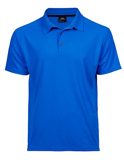 Men´s Luxury Sport Polo zum Besticken und Bedrucken in der Farbe Electric Blue mit Ihren Logo, Schriftzug oder Motiv.