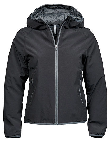 Women´s Competition Jacket zum Besticken und Bedrucken in der Farbe Black-Space Grey mit Ihren Logo, Schriftzug oder Motiv.
