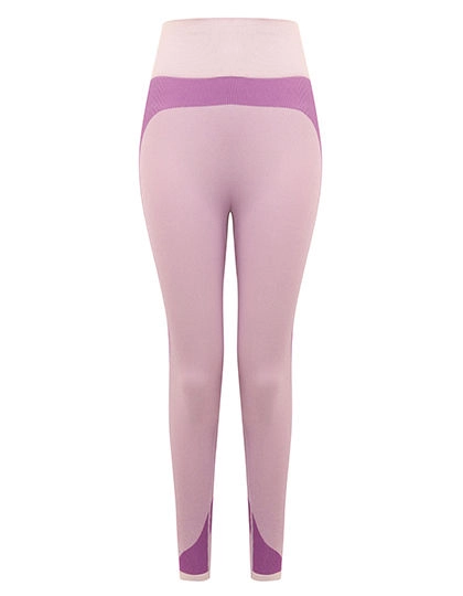 Ladies´ Seamless Panelled Leggings zum Besticken und Bedrucken in der Farbe Light Pink-Purple mit Ihren Logo, Schriftzug oder Motiv.
