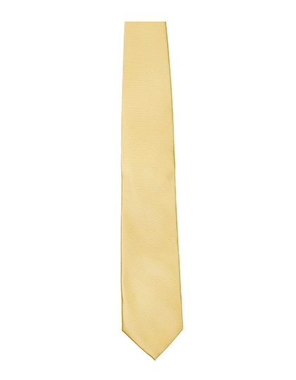 Satin Tie zum Besticken und Bedrucken in der Farbe Gold mit Ihren Logo, Schriftzug oder Motiv.