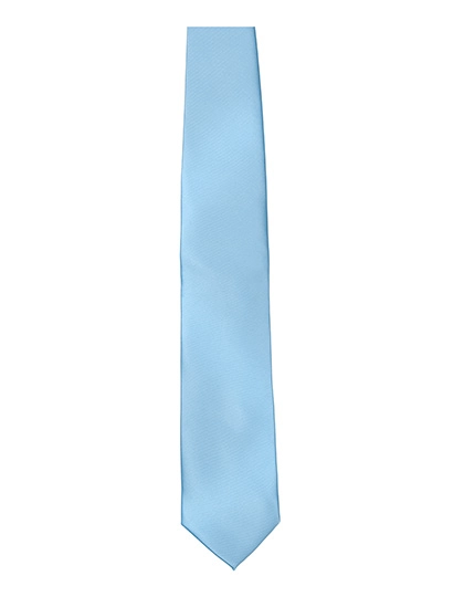 Satin Tie zum Besticken und Bedrucken in der Farbe Light Blue mit Ihren Logo, Schriftzug oder Motiv.