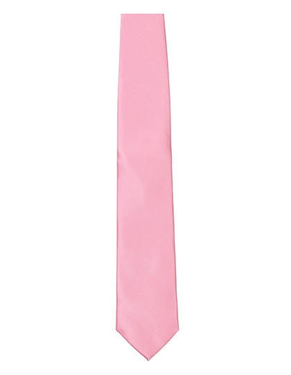 Satin Tie zum Besticken und Bedrucken in der Farbe Pink mit Ihren Logo, Schriftzug oder Motiv.