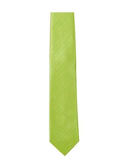 Twill Tie zum Besticken und Bedrucken in der Farbe Lime mit Ihren Logo, Schriftzug oder Motiv.
