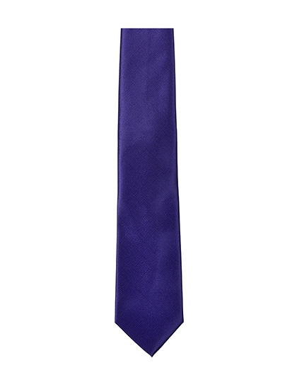 Twill Tie zum Besticken und Bedrucken in der Farbe Purple mit Ihren Logo, Schriftzug oder Motiv.