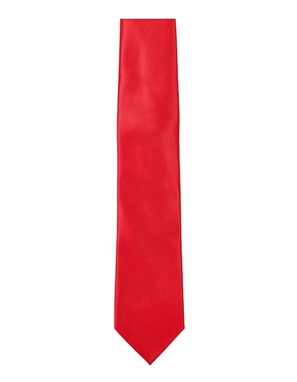 Twill Tie zum Besticken und Bedrucken in der Farbe Red mit Ihren Logo, Schriftzug oder Motiv.