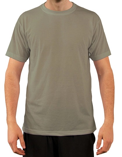 Basic Short Sleeve T-Shirt zum Besticken und Bedrucken in der Farbe Alpine Spruce mit Ihren Logo, Schriftzug oder Motiv.