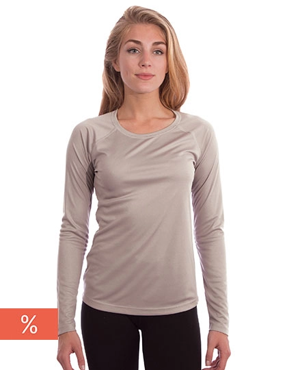 Ladies` Solar Performance Long Sleeve T-Shirt zum Besticken und Bedrucken mit Ihren Logo, Schriftzug oder Motiv.