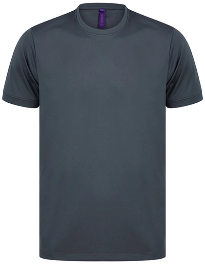 HiCool® Performance T-Shirt zum Besticken und Bedrucken in der Farbe Charcoal mit Ihren Logo, Schriftzug oder Motiv.