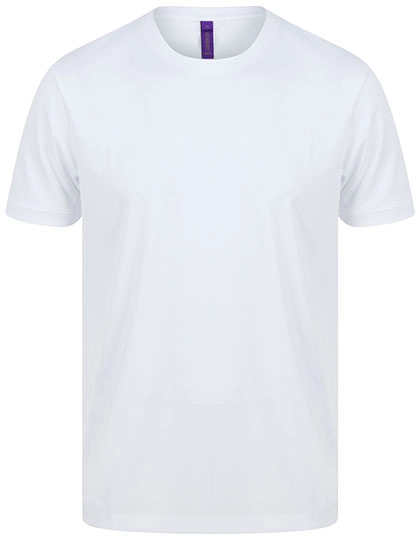 HiCool® Performance T-Shirt zum Besticken und Bedrucken in der Farbe White mit Ihren Logo, Schriftzug oder Motiv.