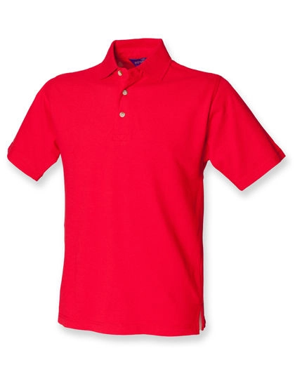 Classic Cotton Piqué Polo Shirt zum Besticken und Bedrucken in der Farbe Classic Red mit Ihren Logo, Schriftzug oder Motiv.