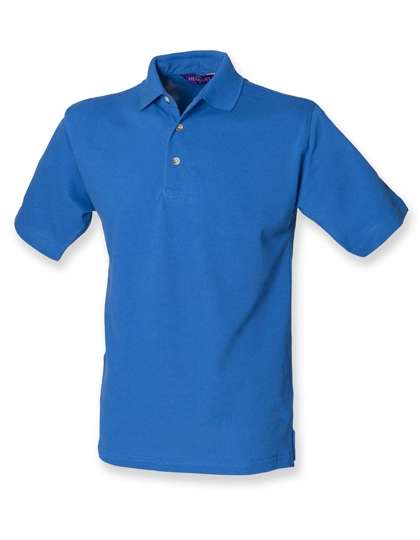 Classic Cotton Piqué Polo Shirt zum Besticken und Bedrucken in der Farbe Royal mit Ihren Logo, Schriftzug oder Motiv.
