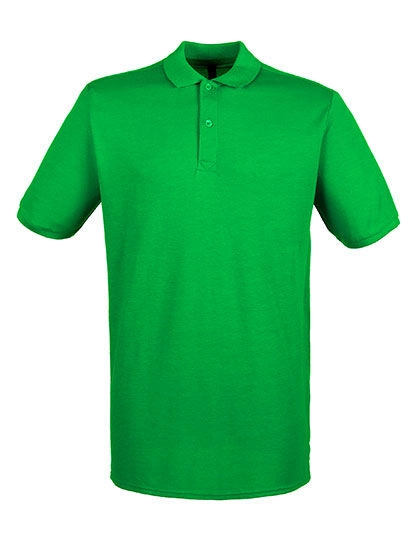 Men´s Micro-Fine Piqué Polo Shirt zum Besticken und Bedrucken in der Farbe Kelly Green mit Ihren Logo, Schriftzug oder Motiv.