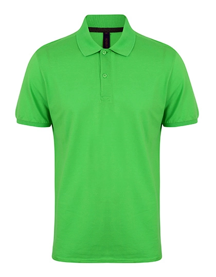 Men´s Micro-Fine Piqué Polo Shirt zum Besticken und Bedrucken in der Farbe Lime Green mit Ihren Logo, Schriftzug oder Motiv.