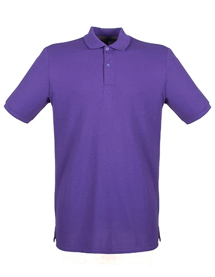Men´s Micro-Fine Piqué Polo Shirt zum Besticken und Bedrucken in der Farbe Purple mit Ihren Logo, Schriftzug oder Motiv.