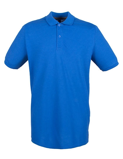 Men´s Micro-Fine Piqué Polo Shirt zum Besticken und Bedrucken in der Farbe Royal mit Ihren Logo, Schriftzug oder Motiv.