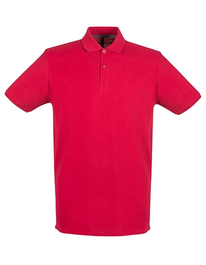 Men´s Micro-Fine Piqué Polo Shirt zum Besticken und Bedrucken in der Farbe Vintage Red mit Ihren Logo, Schriftzug oder Motiv.