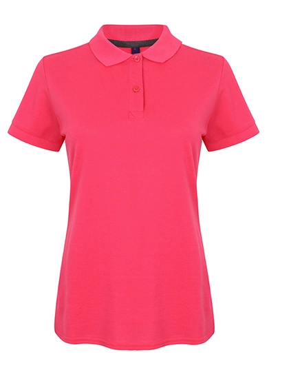 Ladies´ Micro-Fine-Piqué Polo Shirt zum Besticken und Bedrucken in der Farbe Fuchsia mit Ihren Logo, Schriftzug oder Motiv.