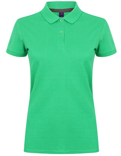 Ladies´ Micro-Fine-Piqué Polo Shirt zum Besticken und Bedrucken in der Farbe Kelly Green mit Ihren Logo, Schriftzug oder Motiv.