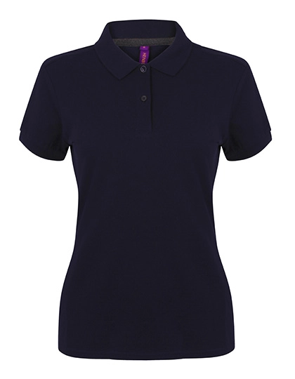 Ladies´ Micro-Fine-Piqué Polo Shirt zum Besticken und Bedrucken in der Farbe Navy mit Ihren Logo, Schriftzug oder Motiv.