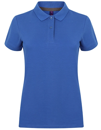 Ladies´ Micro-Fine-Piqué Polo Shirt zum Besticken und Bedrucken in der Farbe Royal mit Ihren Logo, Schriftzug oder Motiv.