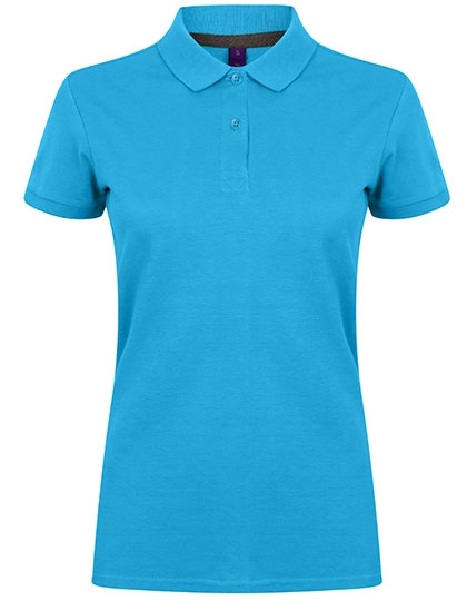Ladies´ Micro-Fine-Piqué Polo Shirt zum Besticken und Bedrucken in der Farbe Sapphire Blue mit Ihren Logo, Schriftzug oder Motiv.