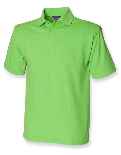 Men´s 65/35 Classic Piqué Polo Shirt zum Besticken und Bedrucken in der Farbe Bright Lime mit Ihren Logo, Schriftzug oder Motiv.