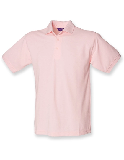 Men´s 65/35 Classic Piqué Polo Shirt zum Besticken und Bedrucken in der Farbe Pink mit Ihren Logo, Schriftzug oder Motiv.