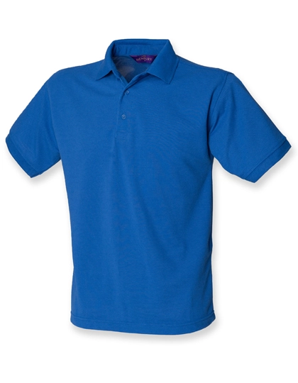 Men´s 65/35 Classic Piqué Polo Shirt zum Besticken und Bedrucken in der Farbe Royal mit Ihren Logo, Schriftzug oder Motiv.