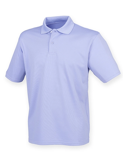 Men´s Coolplus® Wicking Polo Shirt zum Besticken und Bedrucken in der Farbe Lavender mit Ihren Logo, Schriftzug oder Motiv.