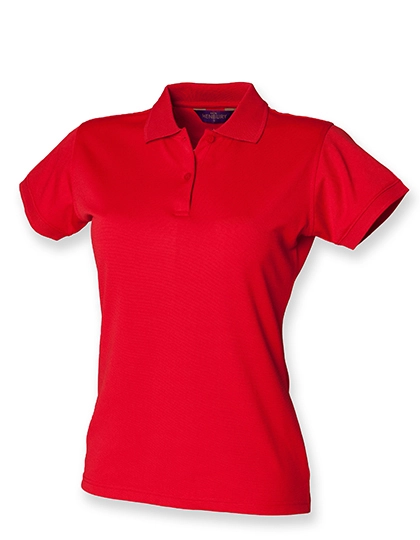 Ladies´ Coolplus® Wicking Polo Shirt zum Besticken und Bedrucken in der Farbe Classic Red mit Ihren Logo, Schriftzug oder Motiv.