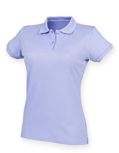 Ladies´ Coolplus® Wicking Polo Shirt zum Besticken und Bedrucken in der Farbe Lavender mit Ihren Logo, Schriftzug oder Motiv.