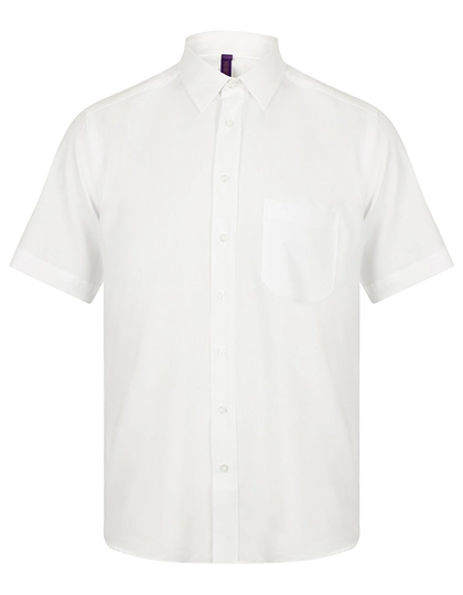 Men´s Wicking Short Sleeve Shirt zum Besticken und Bedrucken in der Farbe White mit Ihren Logo, Schriftzug oder Motiv.
