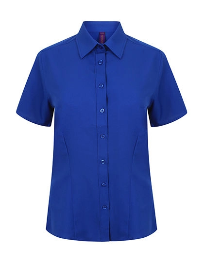 Ladies´ Wicking Short Sleeve Shirt zum Besticken und Bedrucken in der Farbe Royal mit Ihren Logo, Schriftzug oder Motiv.