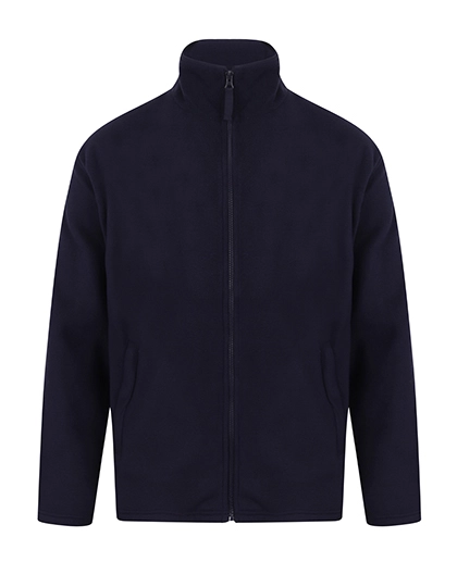 Men´s Microfleece Jacket zum Besticken und Bedrucken in der Farbe Oxford Navy mit Ihren Logo, Schriftzug oder Motiv.