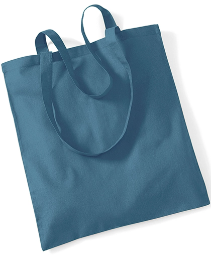 Bag For Life - Long Handles zum Besticken und Bedrucken in der Farbe Airforce Blue mit Ihren Logo, Schriftzug oder Motiv.